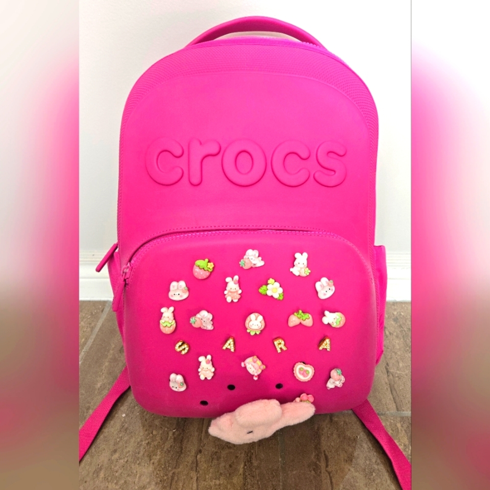 Brand new with out tags CROCS backpack fruit punch pink 💗